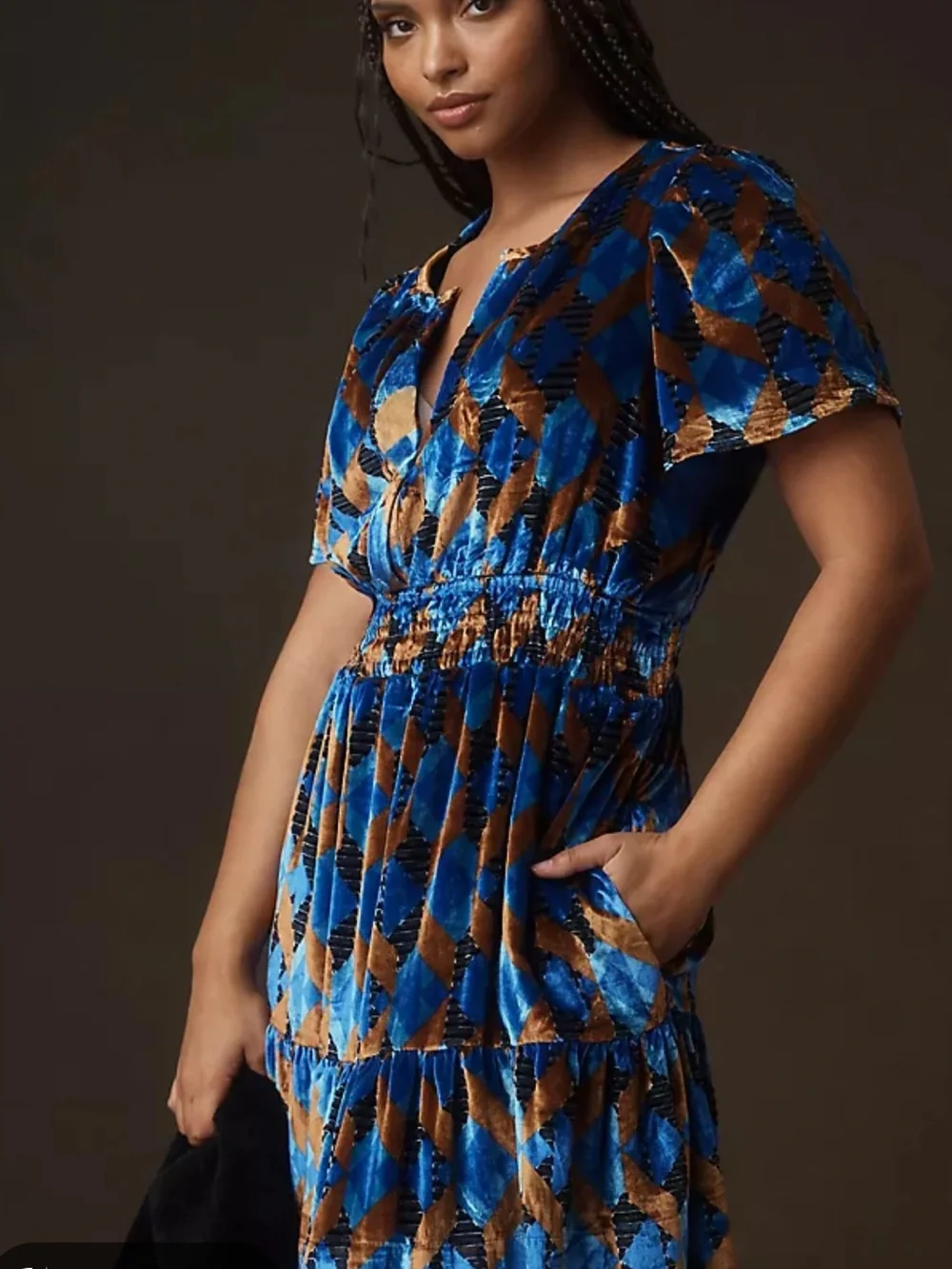 blue floral bridesmaid dresses Pleated Ruffles Chiffon Short 2 in 1 dresses White tiny sequin slip Size:AU6 ̈̀ ̈́ ̈̀ ̈́